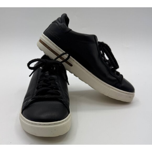 Birkenstock Bend Low Black Lace-Up Sneakers With White Rubber Sole US 7 or 38 - Picture 1 of 12